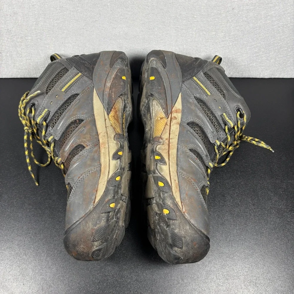 KEEN Lansing Mid Waterproof Steel Toe Hiking Work Boots Men's Size 15D Outdoor